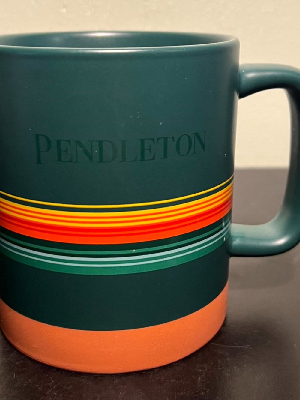 Pendleton Hazel Creek National Park Ceramic Coffee Mug 18oz Forest Green Cup